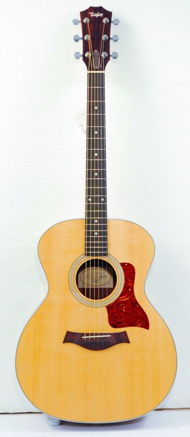 blank Generous string spacing in the nut makes the 214 a decent finger picker